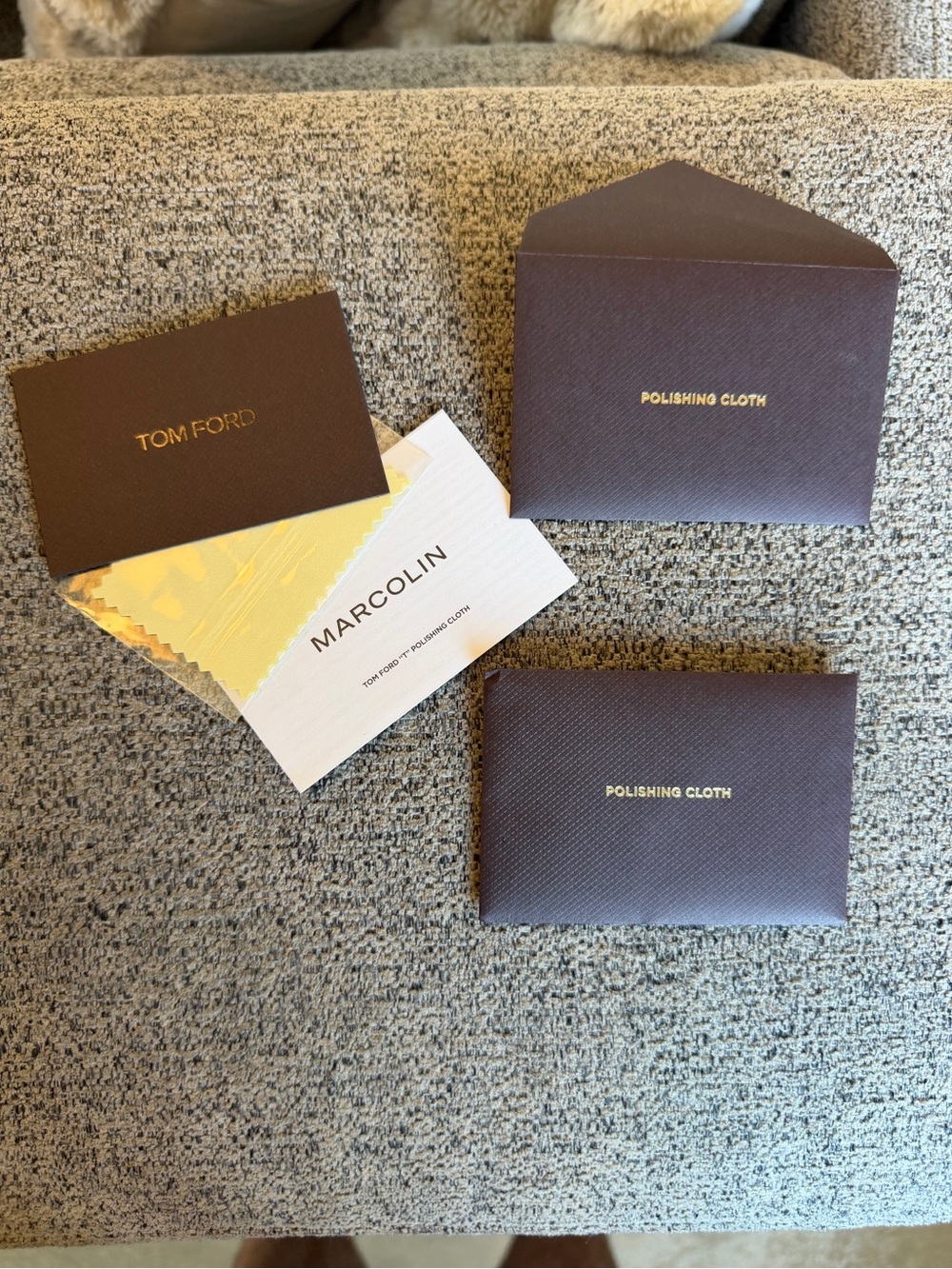 Tom Ford Sunglasses Polishing Cloth Set (2)